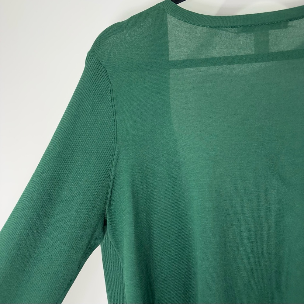 Kenneth Cole Classic Drape Open Front Sweater Cardigan Silk Blend Size XL *A45 - Picture 12 of 16